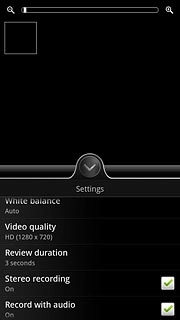 Press Record with audio to turn the function on or off.