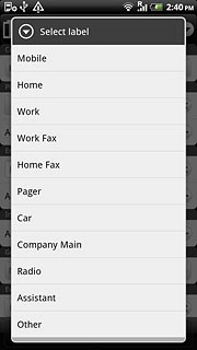 Press the required number type.