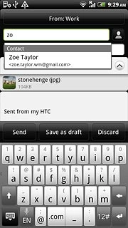 Press the required contact.