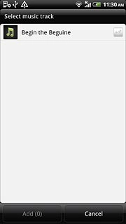 Press the required audio files to tick them.