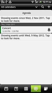 Press the required appointment to view the appointment details.