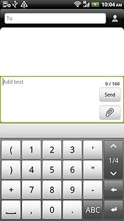 Press arrow up or arrow down to see more symbols.