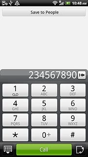 Key in the required number and press Call.