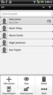 Press Import/Export.