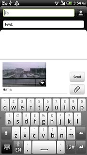 Press To.Key in the first letters of the required contact.Matching contacts are displayed.