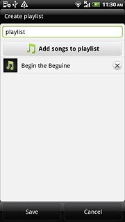 Press Save when you've ticked the required audio files.
