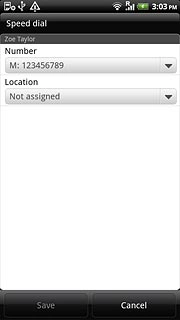 Press the drop down list below Location.