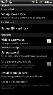 Press Set up screen lock.