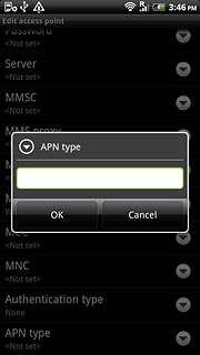 Key in mms and press OK.