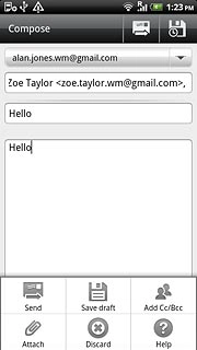 Press Attach.Go to the required folder.
