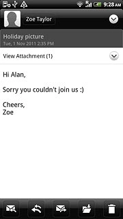 Press the forward icon.