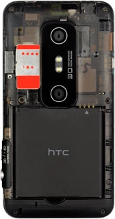 Take hold of the bottom of the battery and remove it.