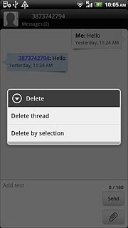 Press Delete thread.