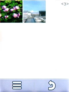 Go to the required folder.Press the required picture or the required video clip.