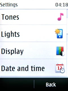 Press Date and time.