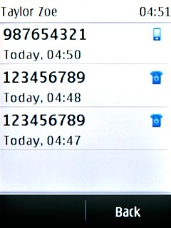 Press the required number.