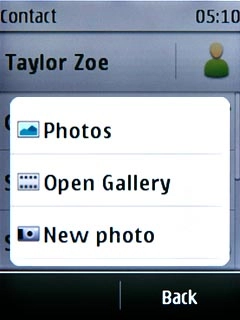 If you select Open Gallery:Go to the required folder.