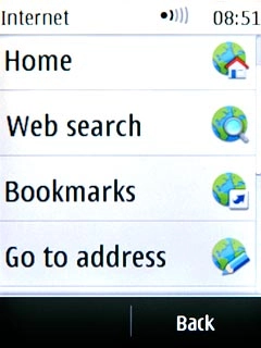 Press Go to address.