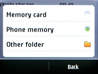 If you select Other folder: