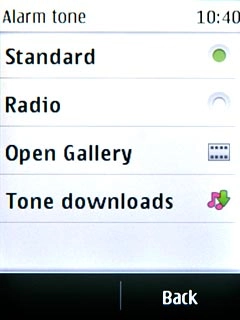 If you select Open Gallery:Go to the required folder.