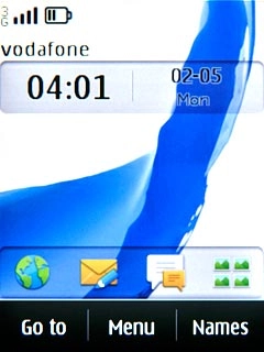 When the vertical lines in the battery icon are moving, charging is in progress.