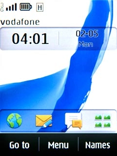 The HSDPA icon shows that an HSDPA data connection is active.Further information:Select network mode