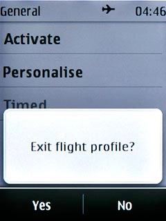 Press Yes to confirm.