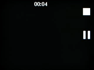 Press the stop icon to stop the video recorder.The video clip is automatically saved.