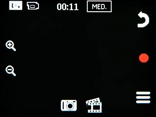 You have a number of other options when recording video clips using your phone's video recorder.Press the menu icon.Choose one of the following options:Turn sound on or off, go to 3a.Select memory, go to 3b.Select video length, go to 3c.Select video quality, go to 3d.