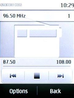 Press and hold double arrow right or double arrow left.The radio searches for channels in the selected direction and stops when a channel is found.