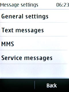 Press General settings.