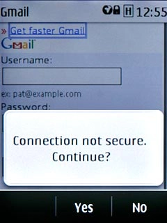 Press Yes to continue.