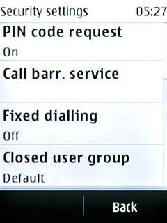 Press Call barr. service