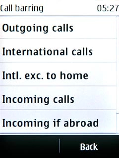 Press one of the following options:Outgoing calls