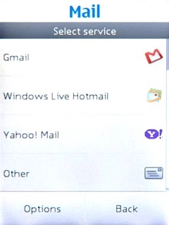 Press the required provider.