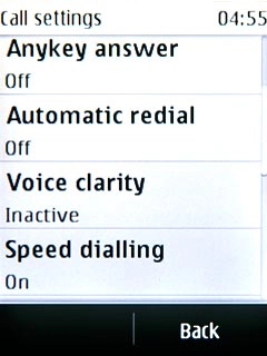 Press Speed dialling.