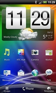 The Bluetooth icon shows that Bluetooth is turned on.Further information:Turn Bluetooth on or off