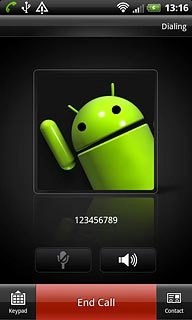 Press End Call to end the call.