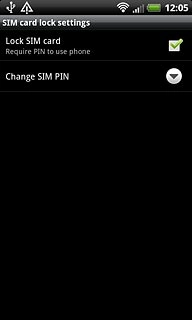 Press Change SIM PIN.