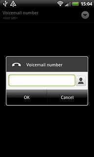 Key in +61414121121 and press OK.