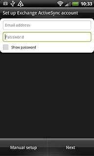 Press Password and key in your password.