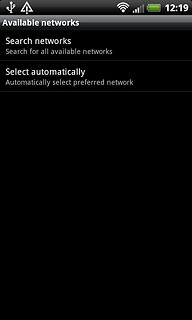 Press Select automatically.