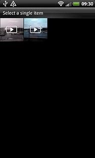 Press the required video clip.