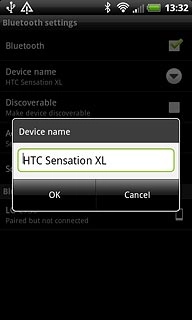 Key in the required name and press OK.