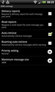 When the box next to the menu item is ticked (V), the function is turned on.