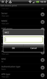 Key in 505 and press OK.