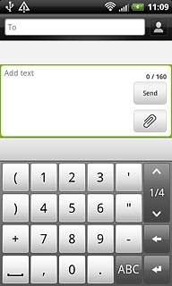 Press arrow up or arrow down to see more symbols.