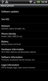 Press Software updates.