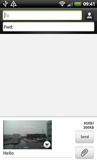 Press To.Key in the first letters of the required contact.Matching contacts are displayed.