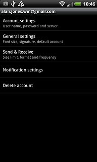 Press General settings.